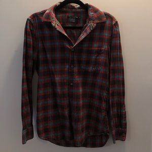 French Connection Plaid Button Down Shirt